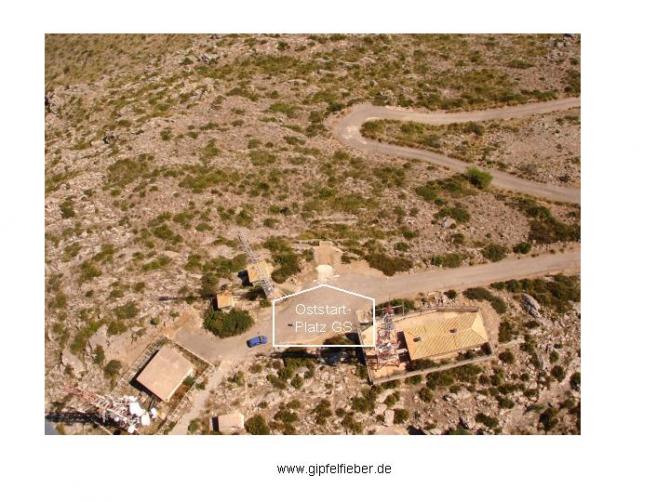 Der Ost-Startplatz aus der Luft
