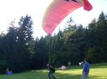 Paragliding Fluggebiet Europa » Österreich » Steiermark,Gelderkogel,Die letzten paar Startversuche in Spätsommerlicher Atmosphäre