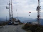 Paragliding Fluggebiet Europa » Spanien » Andalusien,Otivar,Die Antennen mit dem Startplatz.