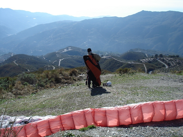 Startplatz Otivar.Die nachfolgenden  4 Bilder sind in der ersten Januarwoche .06 aufgenommen.