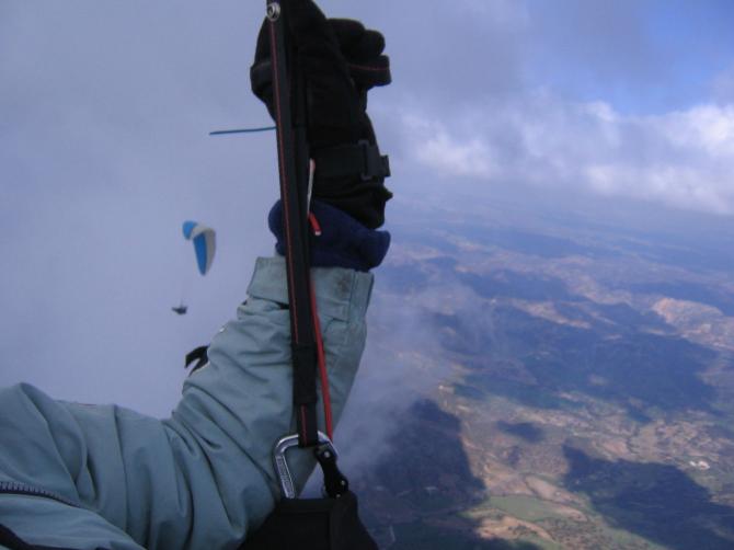 Algo im Februar mit wenig Wind und guter Thermik