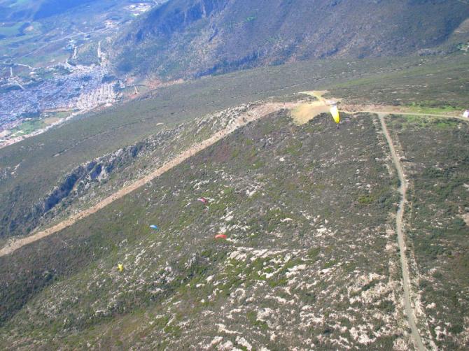 Ost-Startplatz am Mogote mit Blick auf Algodonales