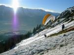 Paragliding Fluggebiet Europa » Österreich » Salzburg,Schwarzerberg,Start am Südhang des Einbergs (Leeleiten).