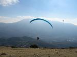 Paragliding Fluggebiet Europa Spanien Andalusien,Orjiva,Einer der Startplätze. Sehr gute Toplandebedingungen.