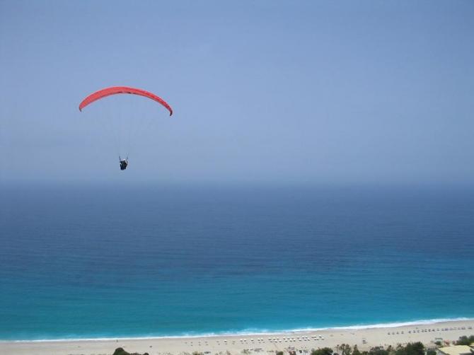 Der laminare Wind macht's möglich, stundenlanges soaren und das auf einem nur 130 m Berg..