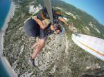 Paragliding Fluggebiet Europa » Griechenland » Westliches Griechenland (Küste und Inland),Kathisma,LefkadAIR 4.07.2012 pulling some g's..