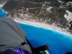 Paragliding Fluggebiet Europa » Griechenland » Westliches Griechenland (Küste und Inland),Kathisma,am ende des streckenfluges, wieder über kathisma beach... sommer 2005