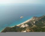 Paragliding Fluggebiet Europa » Griechenland » Westliches Griechenland (Küste und Inland),Kathisma,Flug von Exantia 650m, in die Bucht...
