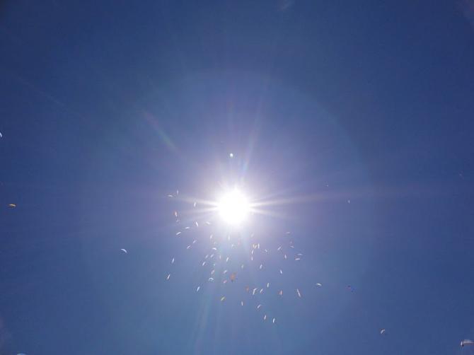 dicke Luft während der Paragleiter EM, ansonsten eher ruhiges Gebiet!