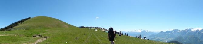 Der ganze Berg ein riesiger Startplatz!