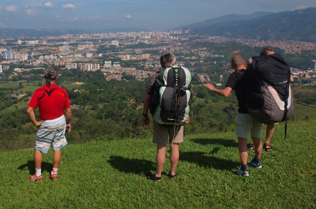 idealer Startplatz oberhalb von Bucaramanga