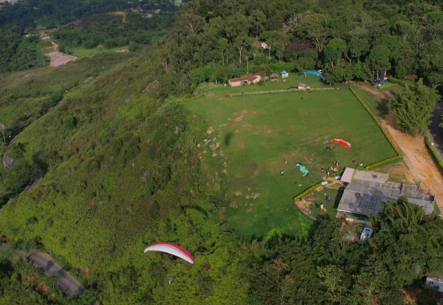 Startplatz von ober beim nachmittäglichen Soaren
