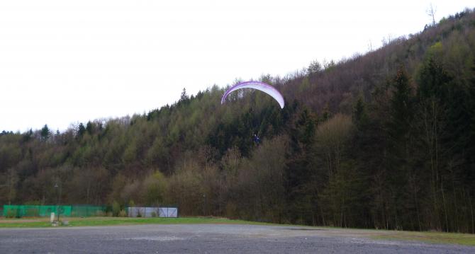 Landeplatz hinter dem Lidl!