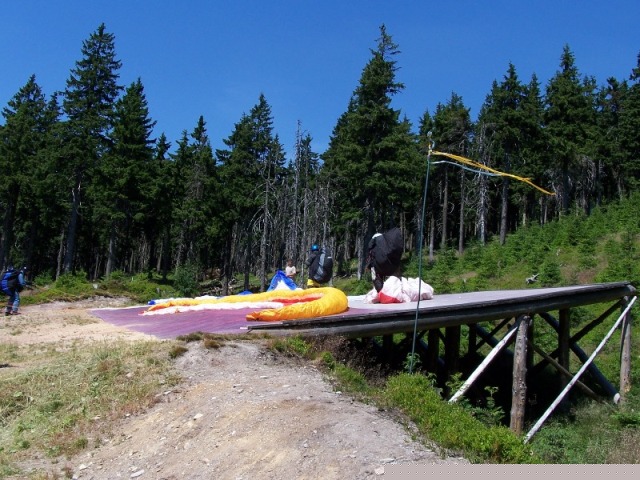 Die Startampe wurde 2004 errichtet.