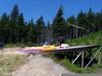 Paragliding Fluggebiet Europa » Tschechische Republik,Spindler Mlyn / Medvedin,Die Startampe wurde 2004 errichtet.