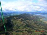 Paragliding Fluggebiet Südamerika » Kolumbien » Cundinamarca-Boyacá,Sopo - El Paraíso,Flug Richtung Norden, bei ca. 3.700m Flughöhe. Rechts der Stausee Tominé.