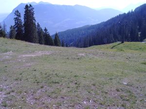 So sieht's aus, wenn ihr in Startrichtung steht.