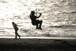Paragliding Fluggebiet Europa » Spanien » Kanarische Inseln,la Palma - Kante bei Puerto Naos,Spielen am Strand von Puerto Naos