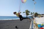 Paragliding Fluggebiet Europa » Spanien » Kanarische Inseln,la Palma - Kante bei Puerto Naos,Groundhandling am Strand von Puerto Naos