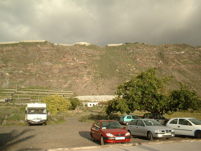 Startplatz von unten.