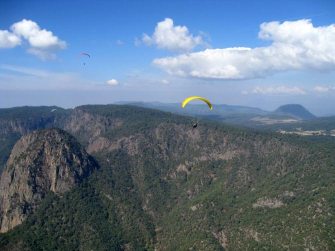 01/2009: Genug Höhe getankt? Dann rüber zum "Penon del Diabolo"...weiter zur "Wall" und dann rüber zum "Crazy"...und Strecke machen..