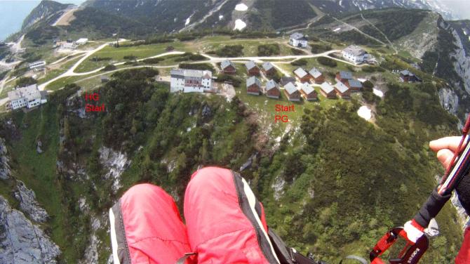 Startplatz HP und PG am Feuerkogel(Foto Stüger Helmut)