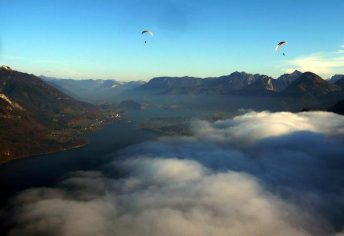 24. Oktober 2008 überm Wolfgangsee.