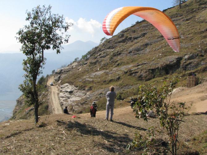 Sarangkot,
Startplatz Frontiers/Annapurna