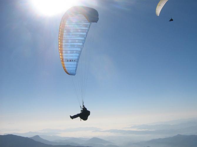 05.12.07,
Korchon, soaren am Startplatz.
(Foto: Guide)