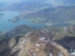 Paragliding Fluggebiet Europa » Österreich » Salzburg,Schafberg,SW-Startplatz (links vom Gipfelhaus), Mondsee