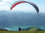 Paragliding Fluggebiet Europa » Österreich » Oberösterreich,Grünberg,Startplatz Blickrichtung Mondsee!