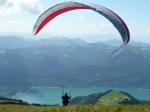 Paragliding Fluggebiet ,,Startplatz Blickrichtung Mondsee!