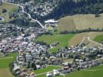 Paragliding Fluggebiet Europa » Schweiz » Graubünden,Naraus,Bild vom 01.08.2010, gut zu erkennen ist der Landeplatz