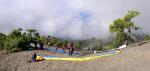 Paragliding Fluggebiet Europa » Spanien » Kanarische Inseln,La Palma - Torre del Time (Feuerturm),Campanarios "oben" - oft gilt es eine ganz dünne Wolkenschicht zu durchfliegen; Bodenkontakt sollte jedoch gewährleistet sein...