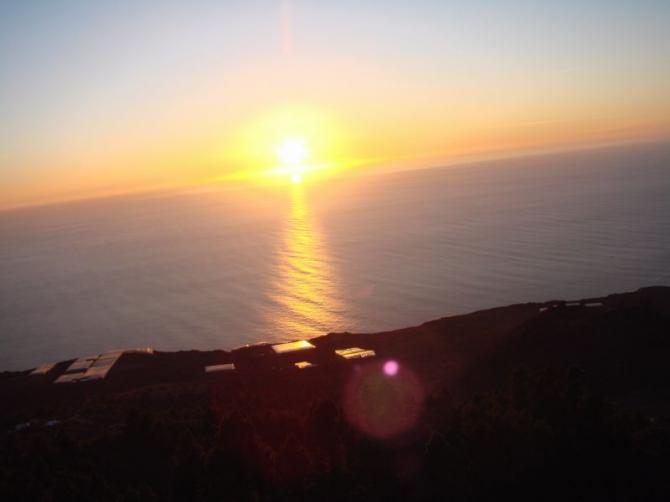 Sonnenuntergang auf La Palma, was gibt es schöneres als ein sonnenuntergangflug ??
