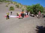 Paragliding Fluggebiet Europa » Spanien » Kanarische Inseln,La Palma - Campanarios, Jedey,Alles gut, es kann losgehen.
Sehr staubiger Startplatz wegen der langen anhaltenden Wärme.