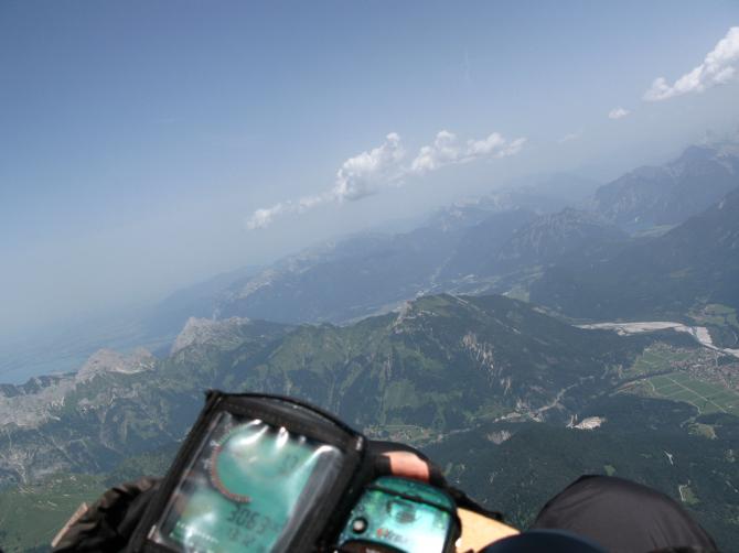Auf Strecke Reutte Hahnenkamm Richtung Bach Lechtal und Retour