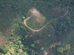 Paragliding Fluggebiet Asien Indonesien ,Gunung Haruman,Der Startplatz aus der Gleitschirmperspektive