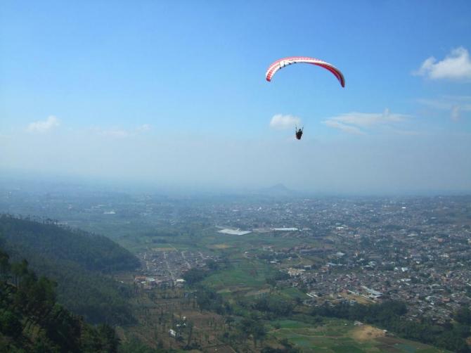 Blick vom Startplatz Richtung Batu
