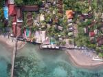 Paragliding Fluggebiet Asien » Indonesien,Candi Dasa (Bali),Landung vor dem Hotel Puri Oka (links) oder Sekar-Orchid (rechts).
Strand existiert aber nur bei Ebbe!!! Punktlandung muss beherrscht sein (nur ca 10x10m Landefläche)!