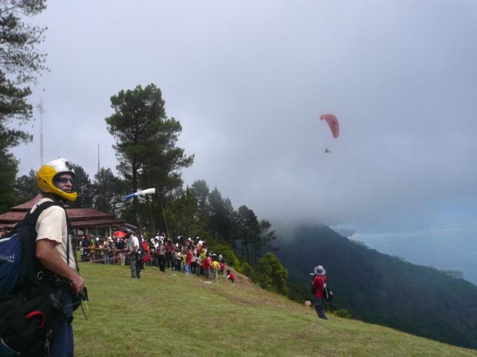 Wolkenbasis auf Startplatzniveau