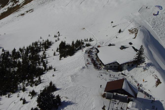 Startplätze um den Berggasthof vom Egon herum ( Februar 05