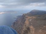 Paragliding Fluggebiet Europa » Spanien » Kanarische Inseln,Lanzarote - Famara,Risco de Famara, die Rennstrecke nach Mirador und La Graciosa