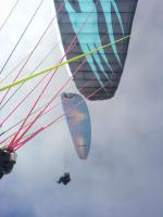 Paragliding Fluggebiet Europa » Spanien » Kanarische Inseln,Lanzarote - Mirador del Rio,..und dieser einheimische Flügel (Bernd) ist fast 6 Monate im Jahr hier und kann fast täglich fliegen - der Rekord liegt nicht fern...23.2.2008