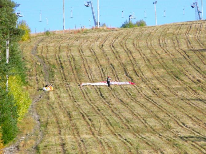 Alternativ sind Starts in jeder beliebigen Höhe am Hang möglich. Perfekt zum Üben.
