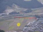 Paragliding Fluggebiet Asien » Japan,Iwayasan Flight Area,Sub Landing (bei N-Wind)