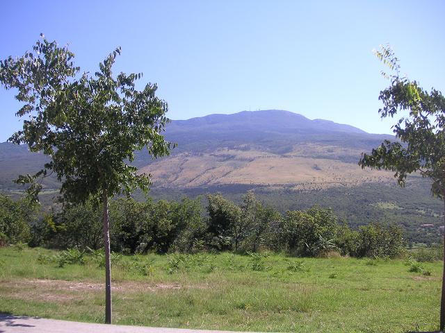 Landschaft vom Startplatz aus gesehen.