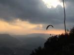 Paragliding Fluggebiet Europa » Kroatien,Buzet,Abenddämerung am Startplatz Buzet