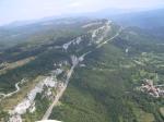 Paragliding Fluggebiet Europa Kroatien ,Buzet,Richtung Sueden