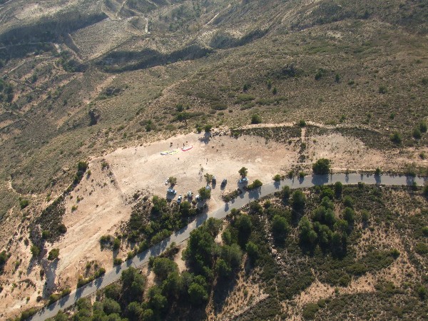 Startplatz und Toplandeplatz